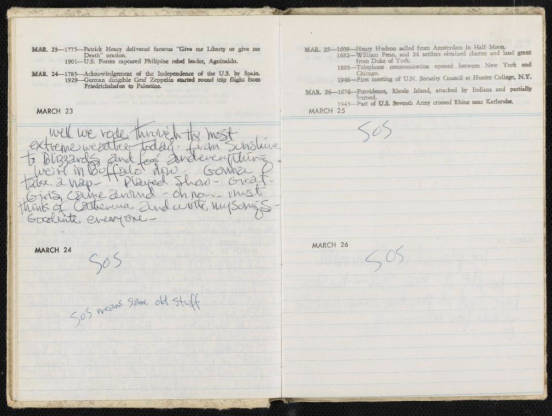 Same Old Stuff: Jimi Hendrix’s Journal